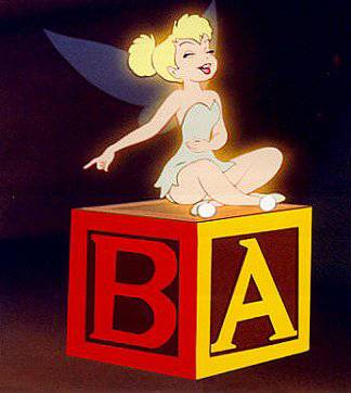 b a
